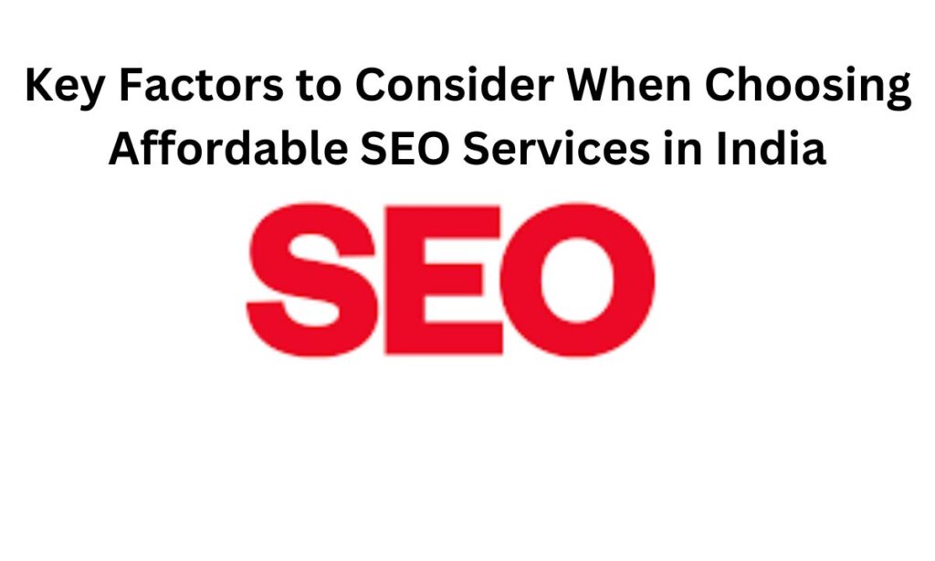 affordable SEO services India